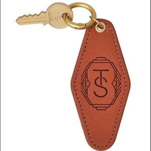 Taylor Swift The Life Of A Showgirl Brown Leather Keychain